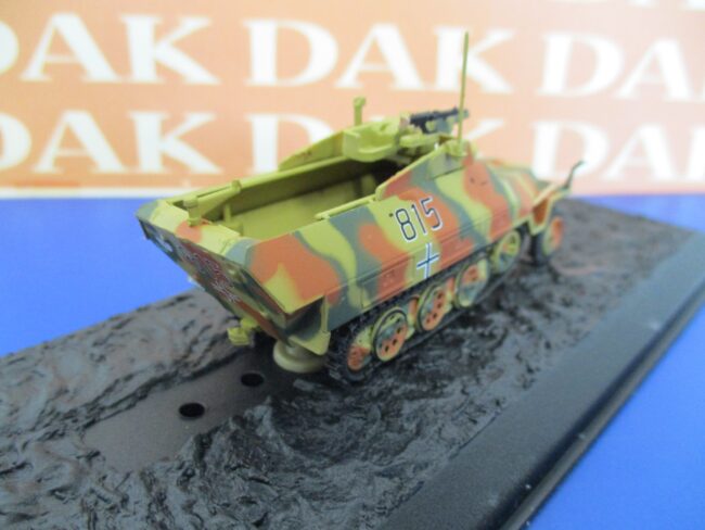Die cast 1/72 Modellino Carro Armato Tank Sd.Kfz. 251/9 20 Pz. Div. Prussia 1944 - immagine 3
