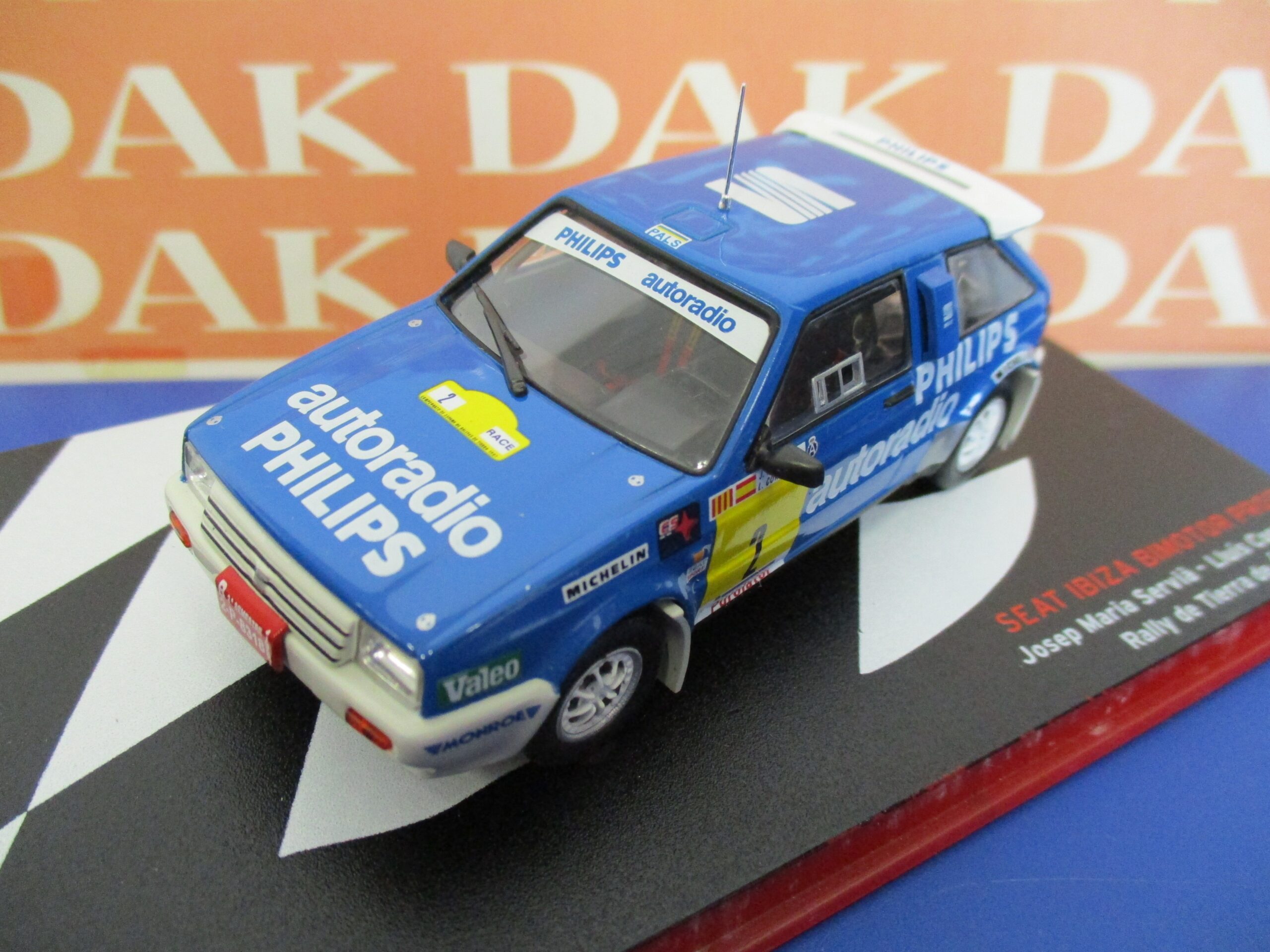 Seat Ibiza Bimotor Proto 1:43 Rallye Geschenk Modellauto Modelcar Spielzeug Top 