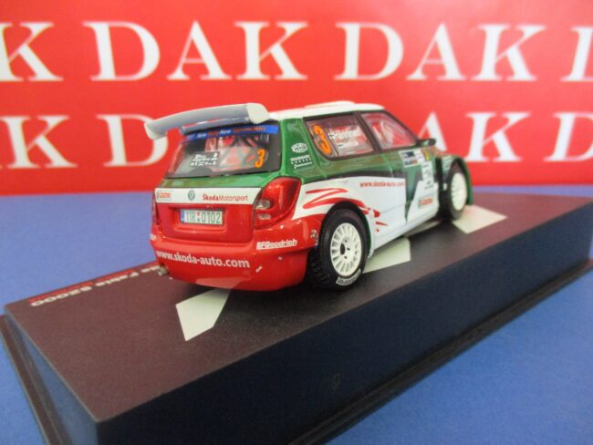 Die cast 1/43 Modellino Auto Skoda Fabia S2000 Rally Argentina 2010 J. Hanninen - immagine 3
