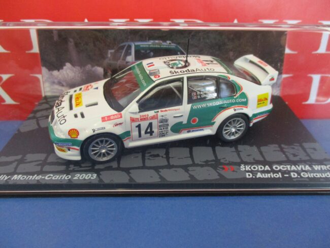 Die cast 1/43 Modellino Auto Skoda Octavia WRC Rally Monte Carlo 2003 D. Auriol - immagine 4