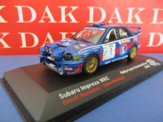 Die cast 1/43 Modellino Auto Subaru Impreza WRC Rally Lyon 2002