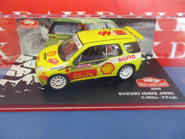 Die cast 1/43 Modellino Auto Suzuki Ignis JWRC Rally Monte Carlo 2005 J. Wilks - immagine 4