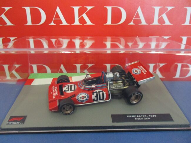 Die cast 1/43 Modellino Auto F1 Tecno PA123 Martini 1972 Nanni Galli - immagine 4