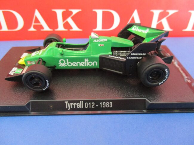 Die cast 1/43 Modellino Auto F1 Tyrrell 012 - 1983 Michele Alboreto