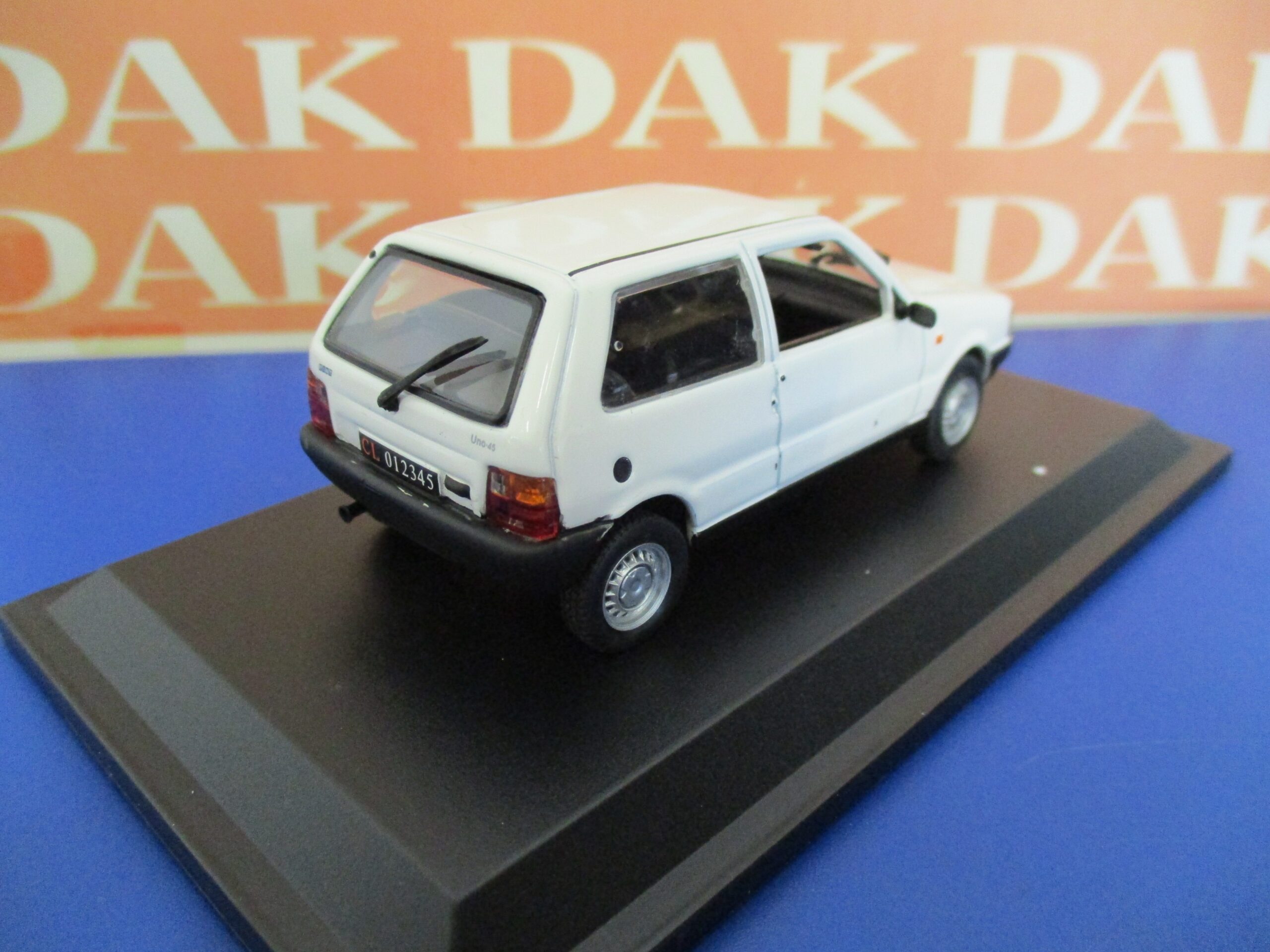 Die cast 1/43 Modellino Auto Fiat Uno 3P Blue Metallic 1983 by