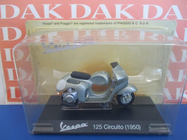 Die cast 1/18 Modellino Scooter Piaggio Vespa 125 Circuito 1950