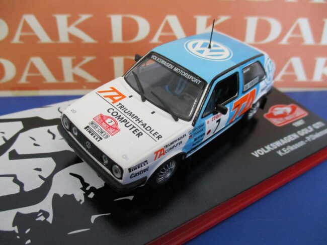 Die cast 1/43 Modellino Auto Volkswagen Golf GTI Rally Monte Carlo 1987 Eriksson - immagine 2