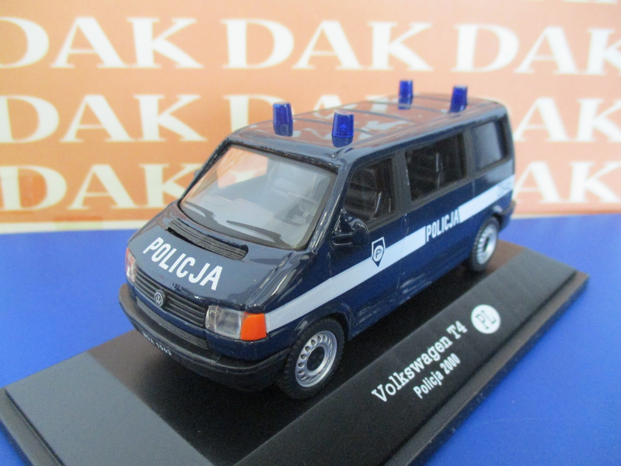 Die cast 1/43 Modellino Furgone Polizia Police Volkswagen