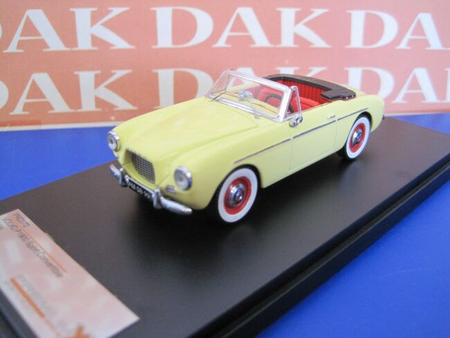 Die cast 1/43 Modellino Auto Volvo P1900 Sport Convertible 1955 Light Yellow