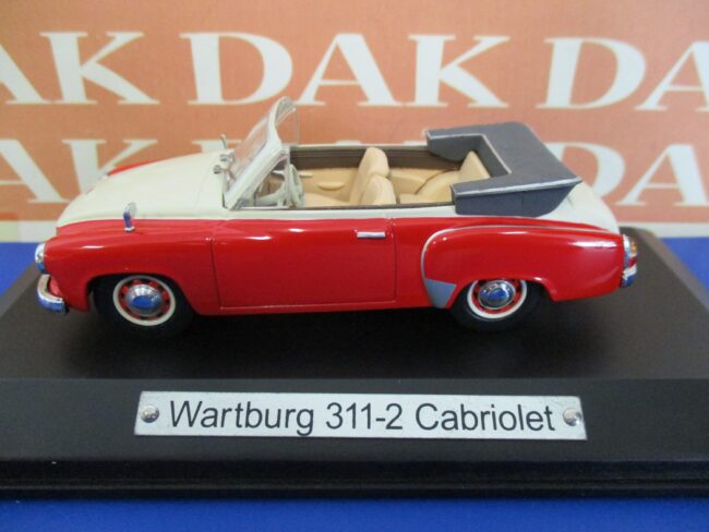 Die cast 1/43 Modellino Auto Wartburg 311-2 Cabriolet - immagine 2