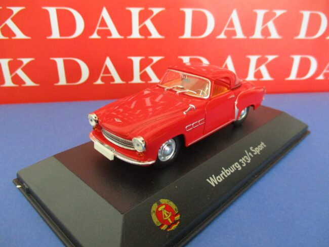 Die cast 1/43 Modellino Auto Wartburg 313-1 Sport by Atlas - immagine 2