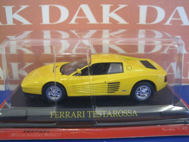 Die cast 1/43 Modellino Auto Ferrari Testarossa gialla