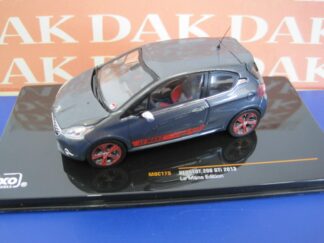 Die cast 1/43 Peugeot 208 GTi Le Mans Edition Metal Grey 2013 by Ixo