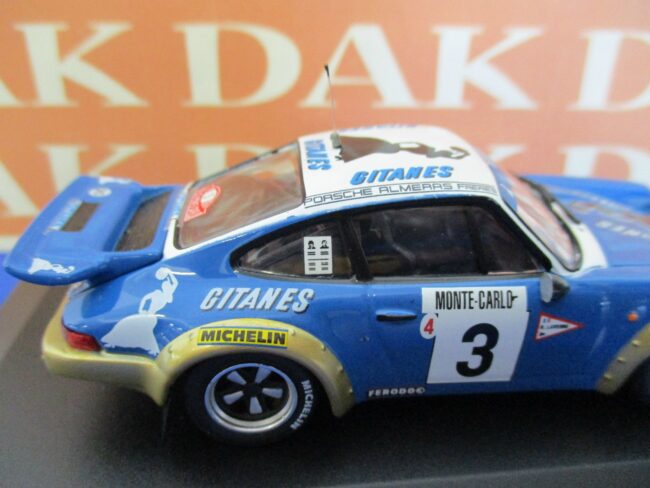 Die cast 1/43 Porsche 911 Carrera RS Gitanes Rally Monte Carlo 1978 J.P.Nicolas