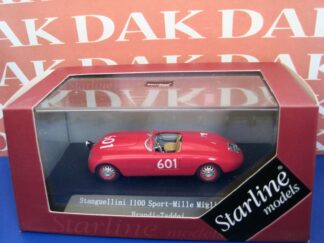 Die cast 1/43 Stanguellini 1100 Sport Mille Miglia 1950 N 601 by Starline