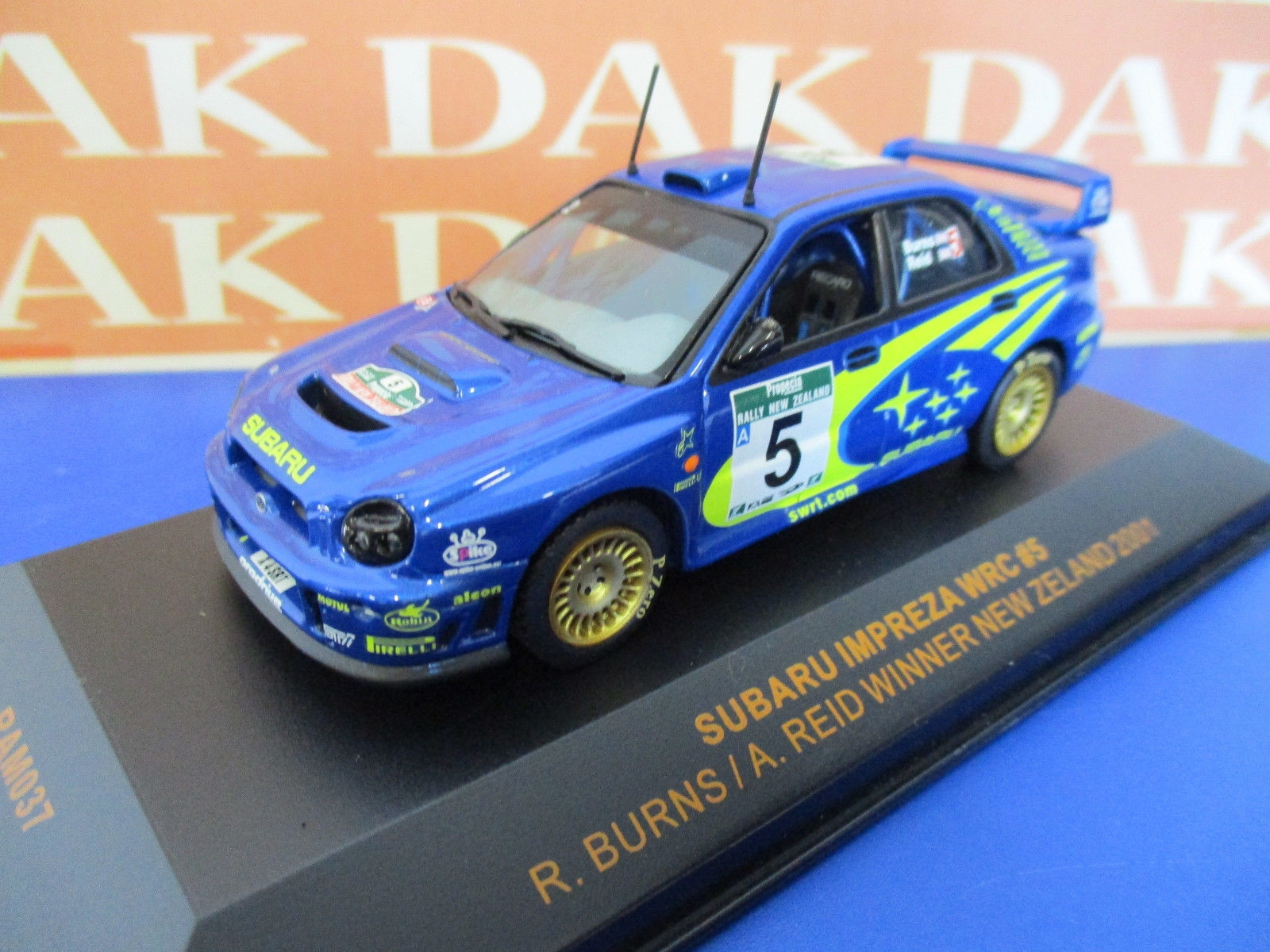 Die cast 1/43 Subaru Impreza WRC N5 Winner New Zealand