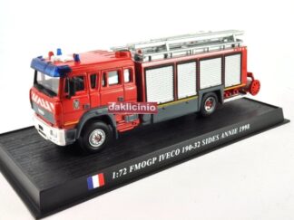 Die cast 1/72 Pompieri Feuerwehrmann FMOGP Iveco 190-32 Sides Annie 1998 France