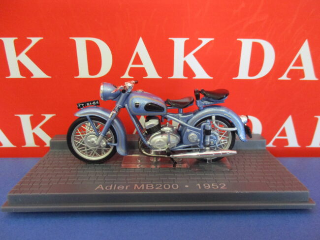 Die cast 1/24 Modellino Moto Adler MB200 1952