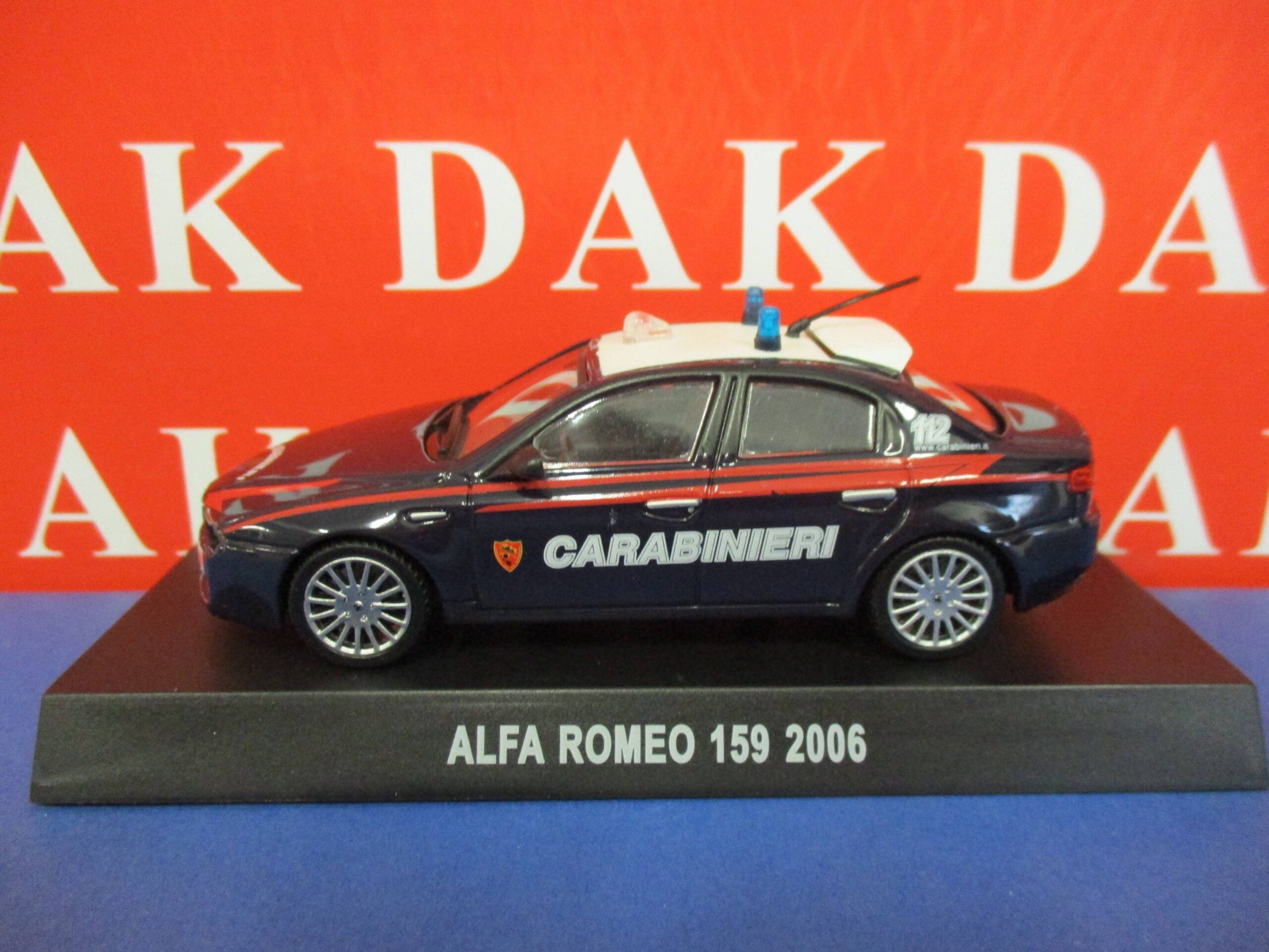 Die cast 1/43 model car Alfa Romeo 159 bicentennial weapon 2006