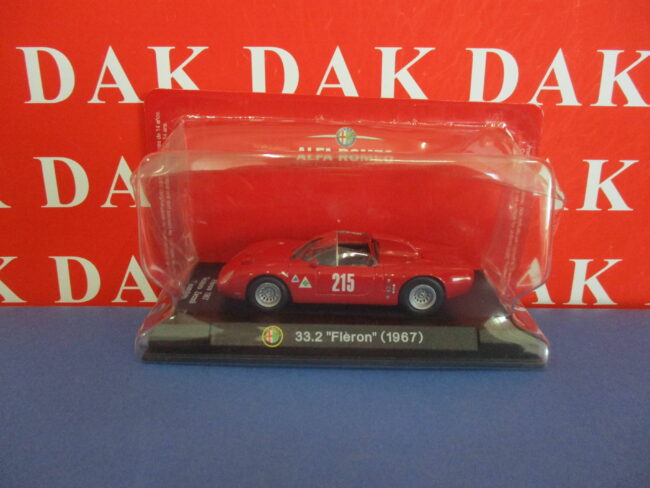 Die cast 1/43 Modellino Auto Alfa Romeo 33.2 Fleron 1967 T. Zeccoli - immagine 5