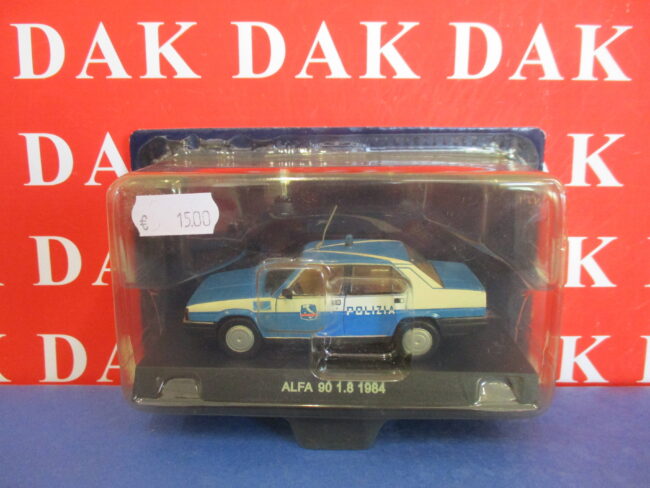 Die cast 1/43 Modellino Auto Polizia Police Alfa Romeo 90 1.8 1984
