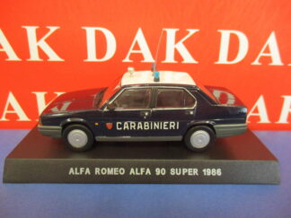 Die cast 1/43 Modellino Auto Carabinieri Alfa Romeo Alfa 90 Super 1986