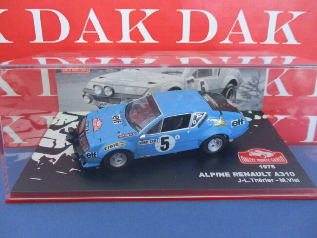 Die cast 1/43 Modellino Auto Alpine Renault A310 Rally Monte Carlo 1975 Therier - immagine 4