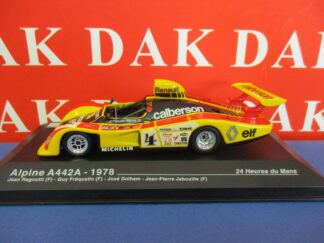 Die cast 1/43 Modellino Auto Alpine Renault A442A 24H Le Mans 1978 J. Ragnotti