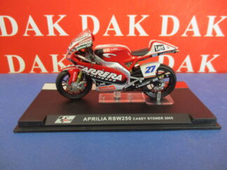 Die cast 1/24 Modellino Moto GP Aprilia RSW250 2005 C. Stoner