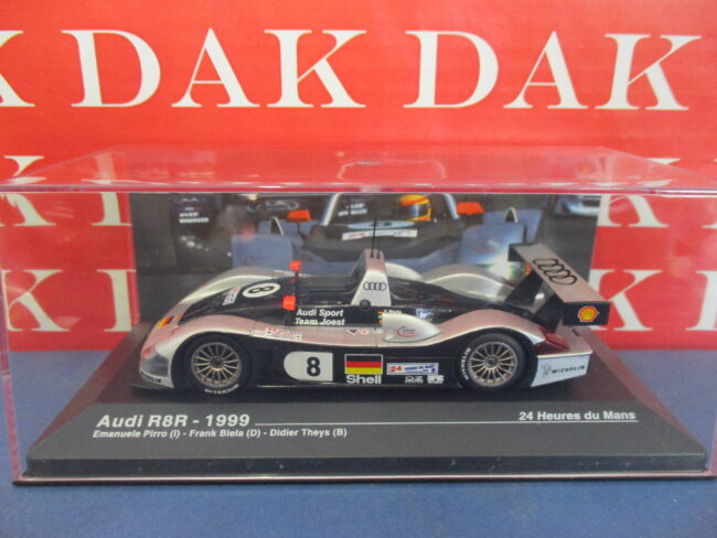 Die cast 1/43 Modellino Auto Audi R8R 24H Le Mans 1999 E. Pirro - immagine 4