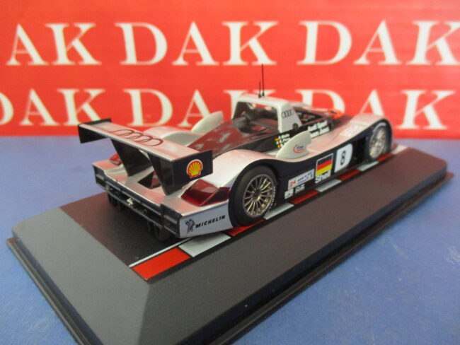 Die cast 1/43 Modellino Auto Audi R8R 24H Le Mans 1999 E. Pirro - immagine 3