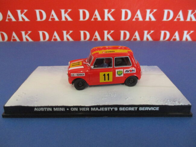 Die cast 1/43 Modellino Auto 007 James Bond Austin Mini Cooper On Her Majesty's - immagine 2