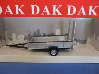 Die cast 1/43 Modellino Carrello Assistenza Trasporto Auto Trailer 1 asse