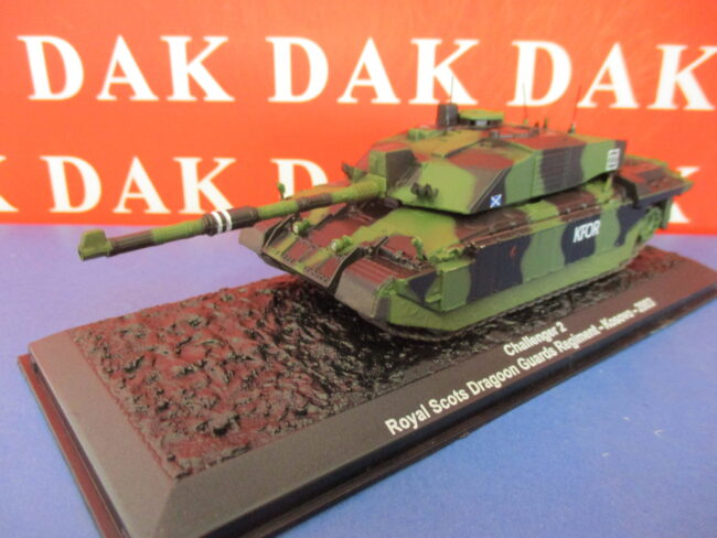 Die cast 1/72 Modellino Carro Armato Tank Challenger 2 Royal Scots Dragoon 2003 - immagine 2