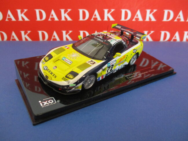 Die cast 1/43 Modellino Auto Chevrolet Corvette C5-R N73 Le Mans 2007 by Ixo - immagine 2