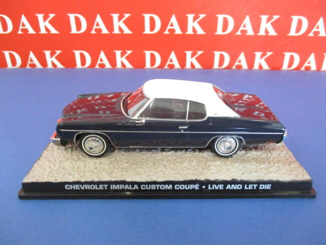 Die cast 1/43 Modellino Auto 007 James Bond Chevrolet Impala Custom Coupe Live