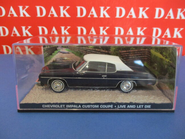 Die cast 1/43 Modellino Auto 007 James Bond Chevrolet Impala Custom Coupe Live - immagine 4