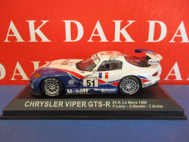 Die cast 1/43 Modellino Auto Chrysler Viper GTS-R  24H Le Mans 1998 D. Lamy