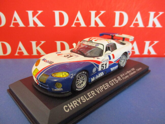 Die cast 1/43 Modellino Auto Chrysler Viper GTS-R  24H Le Mans 1998 D. Lamy - immagine 2