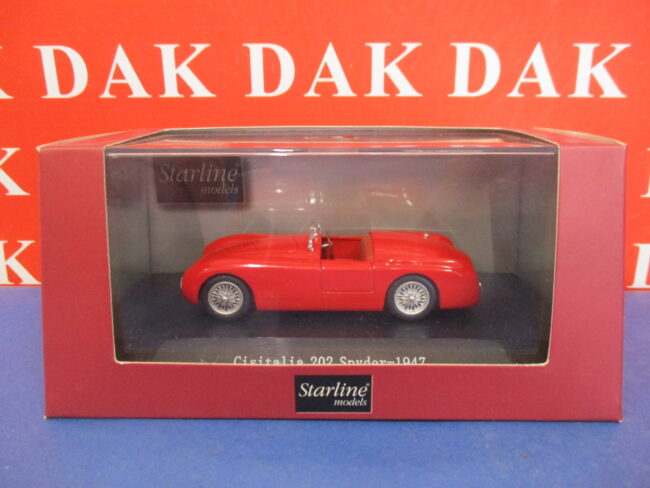 Die cast 1/43 Modellino Auto Cisitalia 202 Spyder 1947 rossa by Starline - immagine 7