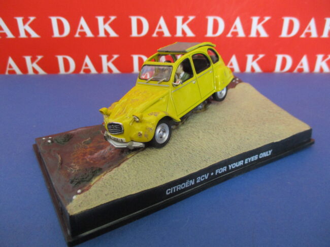 Die cast 1/43 Modellino Auto 007 James Bond Citroen 2CV - For Yours Eyes Only - immagine 2