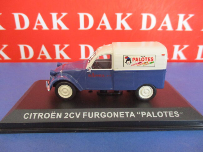 Die cast 1/43 Modellino Auto Pubblicitaria Citroen 2CV Furgonata Palotes
