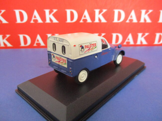 Die cast 1/43 Modellino Auto Pubblicitaria Citroen 2CV Furgonata Palotes - immagine 3