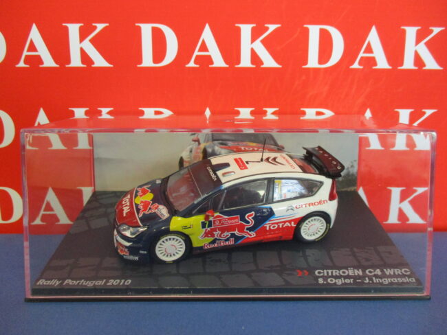 Die cast 1/43 Modellino Auto Citroen C4 WRC N7 Rally Portogallo 2010 S. Ogier - immagine 4