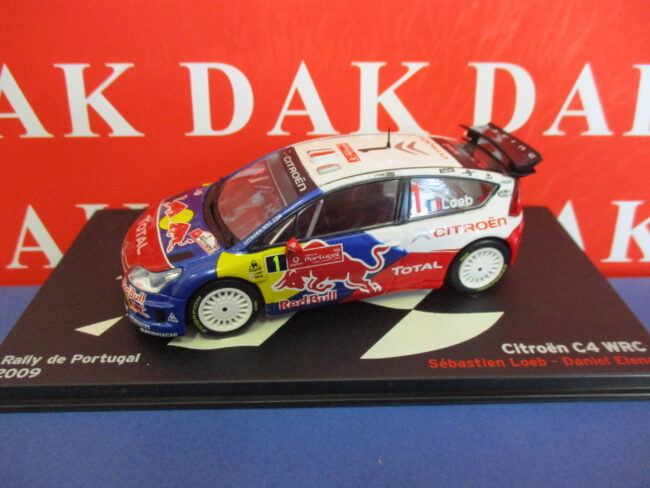 Die cast 1/43 Modellino Auto Citroen C4 WRC Rally Portogallo 2009 N1 S. Loeb