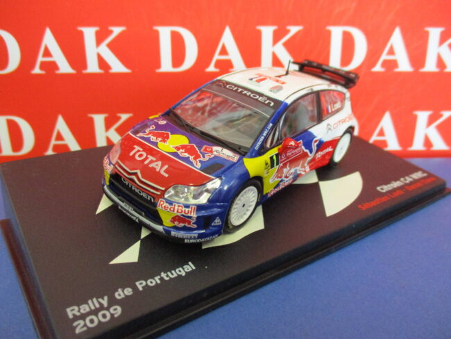 Die cast 1/43 Modellino Auto Citroen C4 WRC Rally Portogallo 2009 N1 S. Loeb - immagine 2