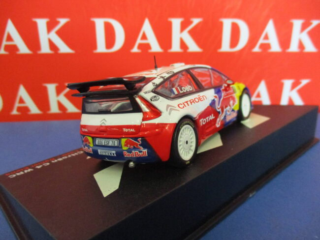Die cast 1/43 Modellino Auto Citroen C4 WRC Rally Portogallo 2009 N1 S. Loeb - immagine 3