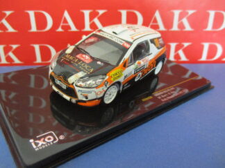 Die cast 1/43 Modellino Auto Citroen DS3 R3 Rally Monte Carlo IRC 2011 M. Burri