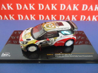 Die cast 1/43 Modellino Auto Citroen DS3 WRC 2013 Abu Dhabi Presentation 2013