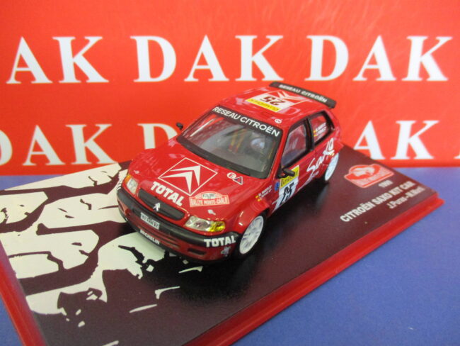 Die cast 1/43 Modellino Auto Citroen Saxo Kit Car Rally Monte Carlo 1999 J.Puras - immagine 2